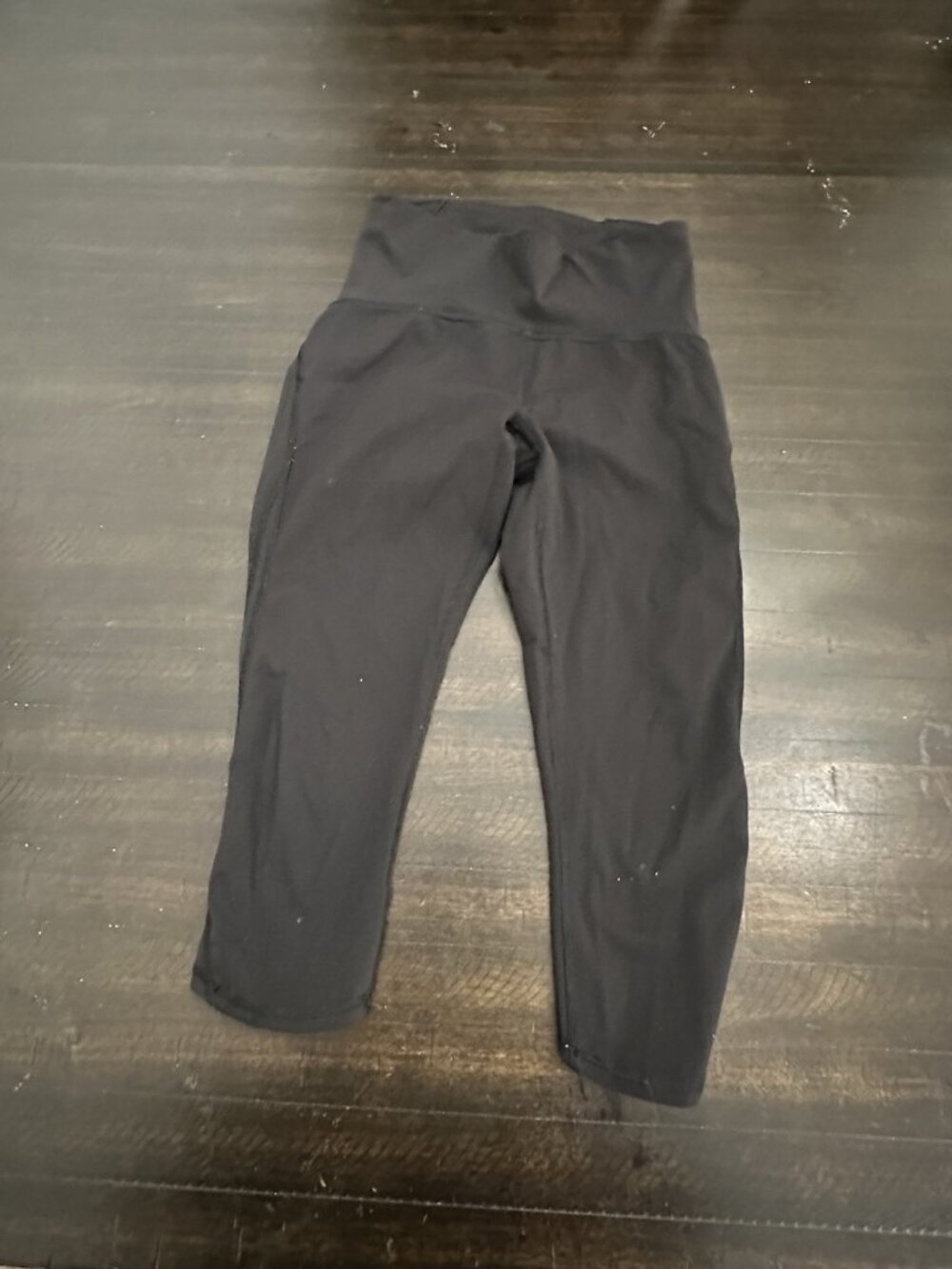 Lululemon Align Cropped Black High Rise Leggings Women's Size 4